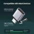 UGREEN Type C Male to USB 3.0 A Female Adapter Cable Lanyard 5Gbps High Speed Data Transfer PC Laptop MacBook - Space Gray